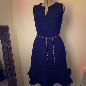 Black KARL LAGERFELD PARIS tweed dress